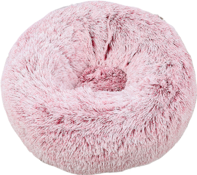 스마일깨비 소형 반려동물 폭신한 쿠션 350g, 그라데이션 로즈핑크, 1개