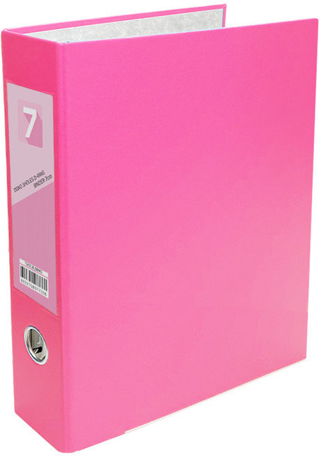 투코비 도노 D링 바인더 3공 A4 7cm, 핑크, 1개