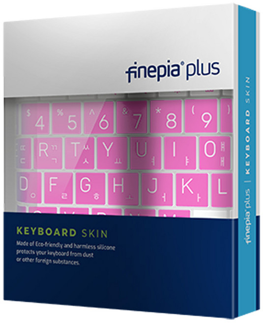 파인피아 갤럭시북 이온 NT950XCJ 시리즈용 마카롱 문자키스킨, 핑크, 1개