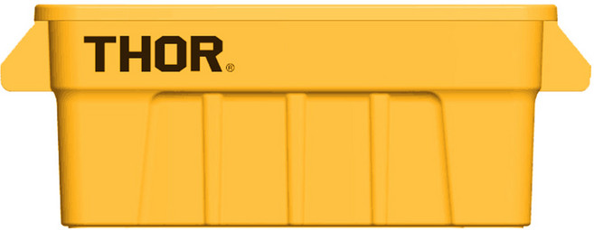 트러스트 THOR 다용도 토트 박스 53L + 덮개, 노랑, 1세트