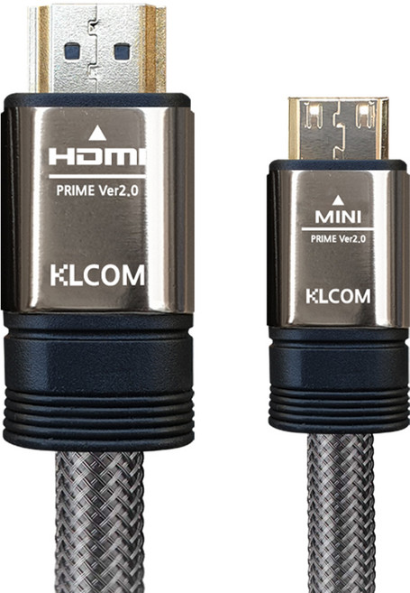 케이엘컴 4K UHD Mini HDMI to HDMI V2.0 케이블, 1개, 3m