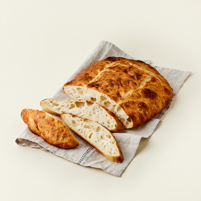 브로드카세 72시간 발효 저당 버터 사워도우 슬랩, 650g, 1개입, 1개