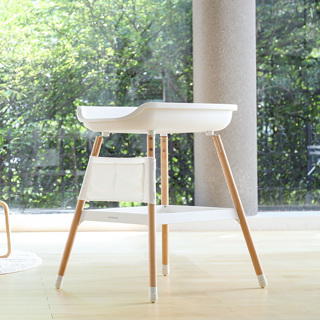 소베맘 너도밤나무 원목 기저귀 교환대, 우드