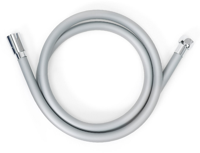 퓨어레인 실리콘 황동 샤워 호스, 실버