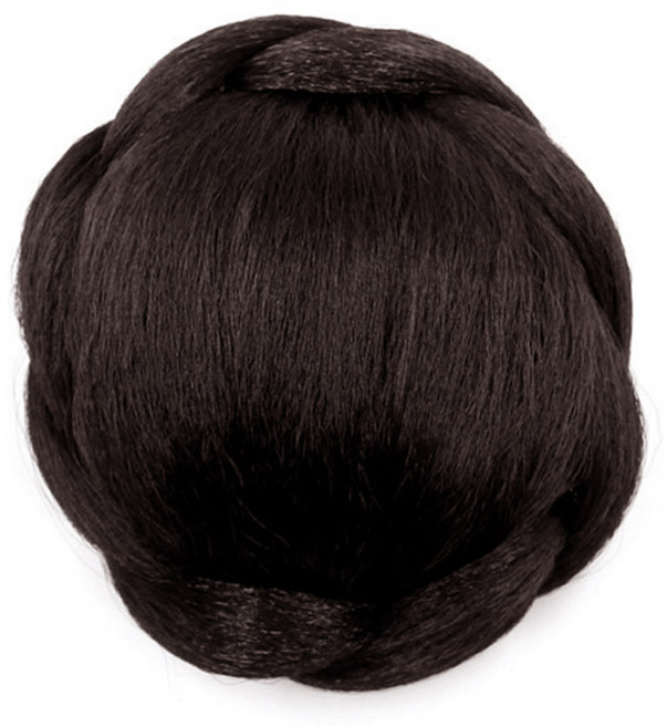 알리다 한복머리 부분가발, 브라운, 1개