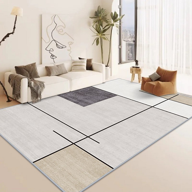 국산 BRINCH 북유럽 패턴 극세사 논슬립 카페트