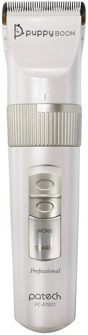 한일전자 파테크 강력한 반려동물 이발기 PC-A1901, 화이트, 1개