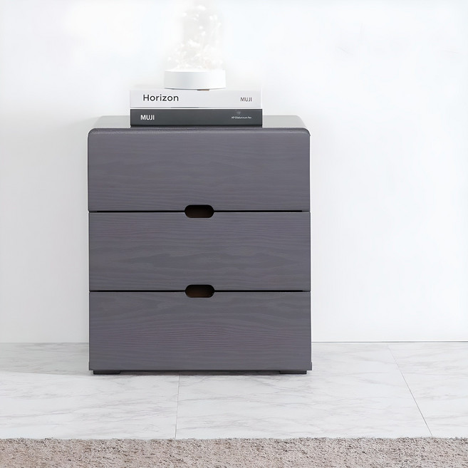 JD FURNITURE 雷米抽屜櫃, 灰色, 3層
