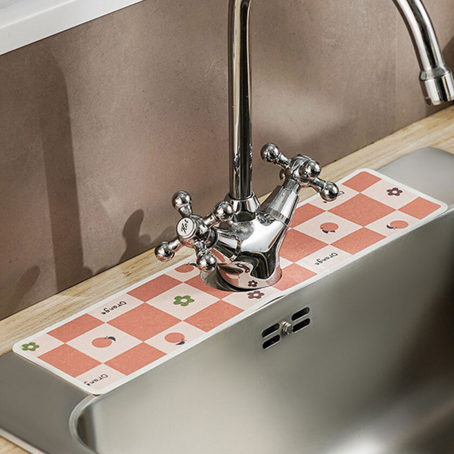 일상나눔 주방 싱크대 물 흡수 스펀지 매트, 혼합색상, 1개