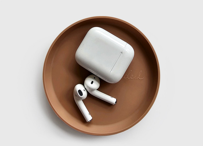 에이드엘 써클 실리콘 트레이 미니, 카라멜, 1개