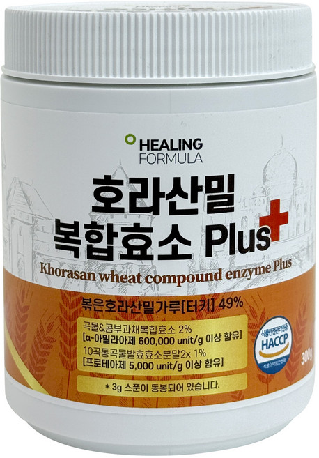 힐링포뮬라 호라산밀 복합 효소 플러스, 300g, 1개