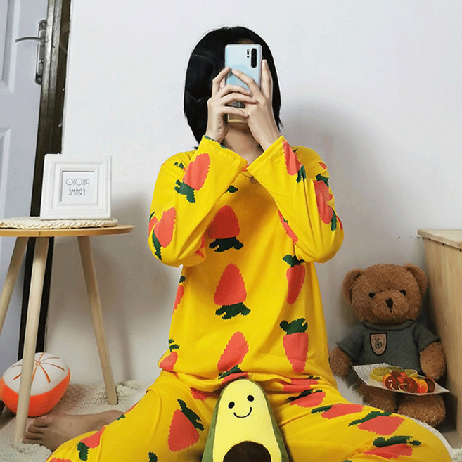 비올라 여성용 홈웨어 긴팔 상하의 세트 Vio0027