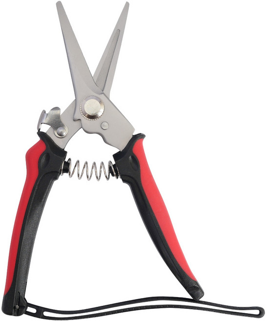 TRENY 舒適不鏽鋼園藝修枝剪 直嘴, 1支