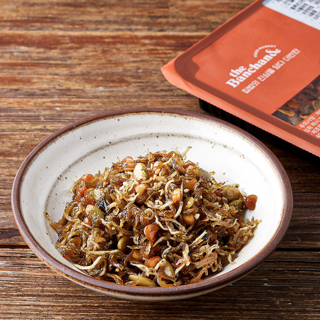 더반찬 마늘멸치 볶음 반찬, 80g, 1개