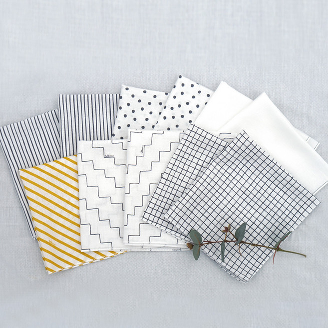 유트러스 유아용 엠보싱 가제 손수건 11p 세트