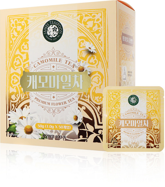 제임스티스푼 캐모마일 허브차, 1g, 50개입, 1개
