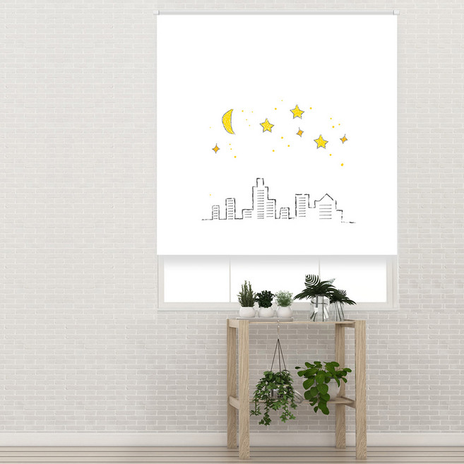 끌래망스 감성 풍경 암막원단 실사 롤스크린