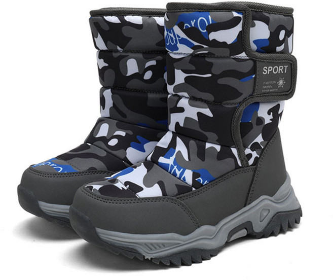 루루슈 아동용 밀리터리 스노우 패딩부츠