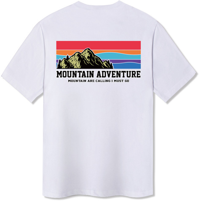 ILLUSO 男款 Mountain Adventure 標準棉質短袖T恤
