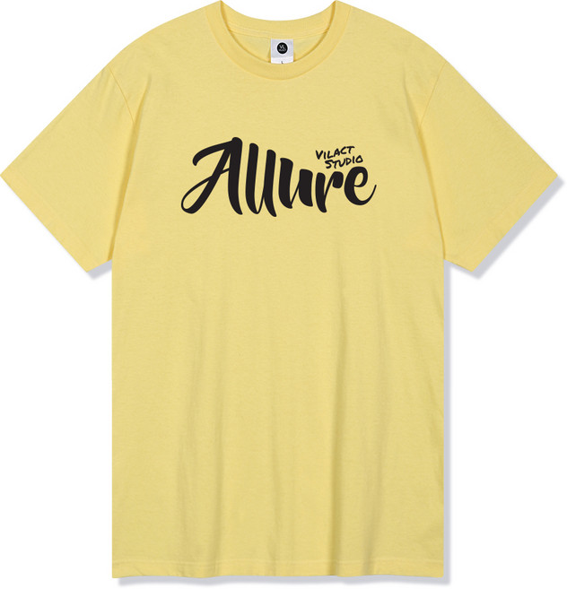 빌락트 남녀공용 통기성 18수 얼루어 반팔 티셔츠