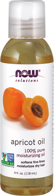 NOW Foods 純杏桃核仁保濕油, 118ml, 1瓶