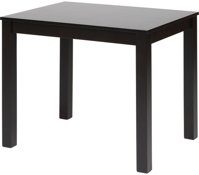 도리퍼니처 캐빈 고무나무 원목 식탁 가정용 업소용, 웬지, 2인용