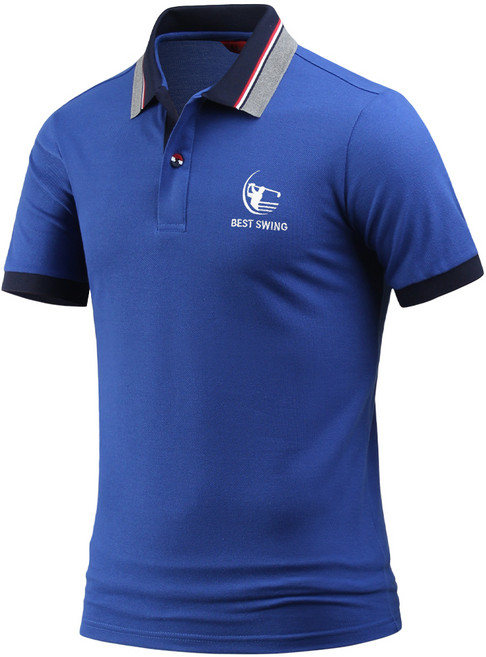 다꾸앙 남성용 베스팅 PK 반팔 자수 카라 골프 티셔츠 E04JKA_JC3862