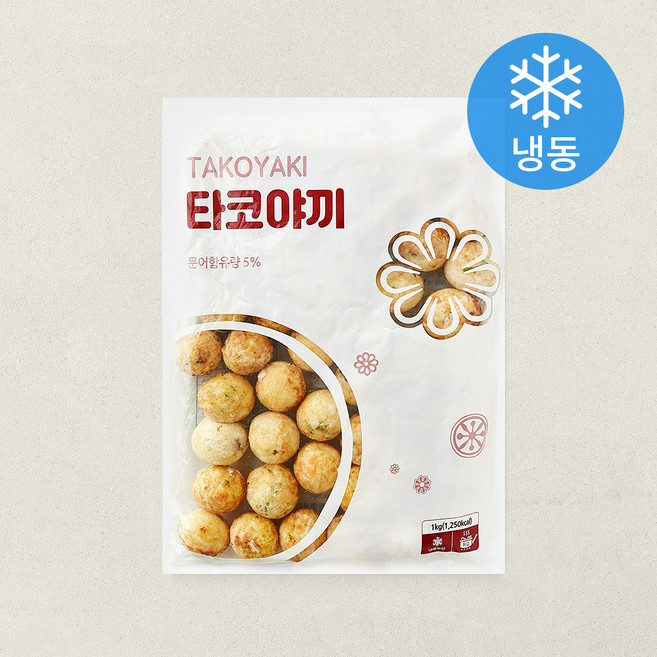랜시푸드 타코야끼 (냉동), 1kg, 1개