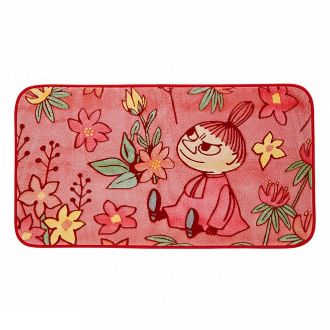 MARUSHIN 丸真 Moomin 可愛插畫毛毯 花叢中的小不點