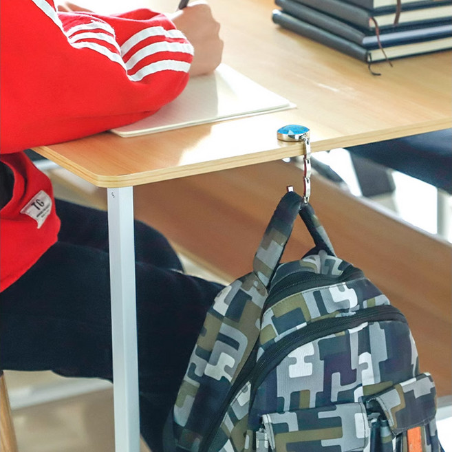 모나코올리브 휴대용 테이블 비즈 가방걸이 후크, 에메랄드, 1개