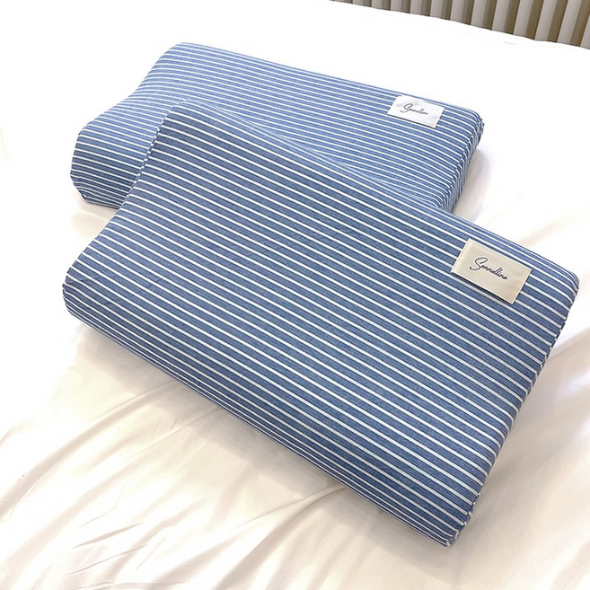 소넬리노 컴투더홈 프리미엄 라텍스 굴곡형 메모리폼 베개커버 2p