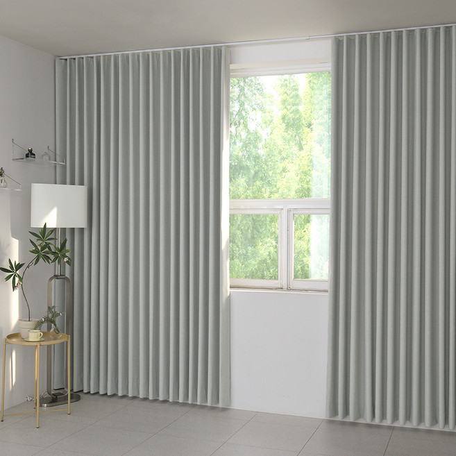 창안애 플레인 주름유지가공 형상 암막커튼