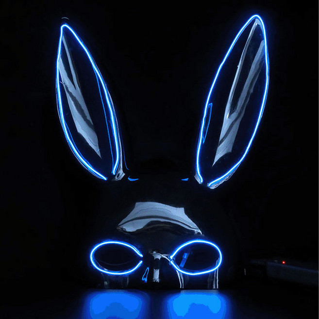 피앤비유니티 LED 토끼 가면, 27 블루, 1개