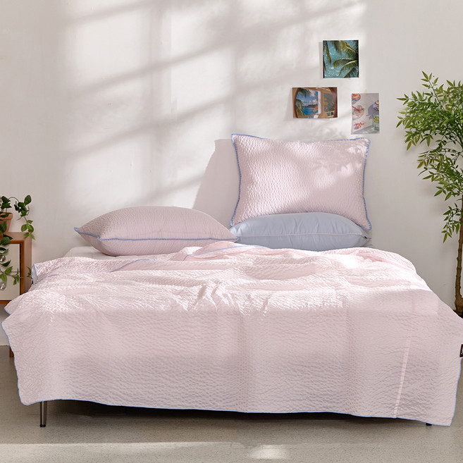 파르페by알레르망 슬러시 냉감 홑겹 여름이불 베개커버 패드세트