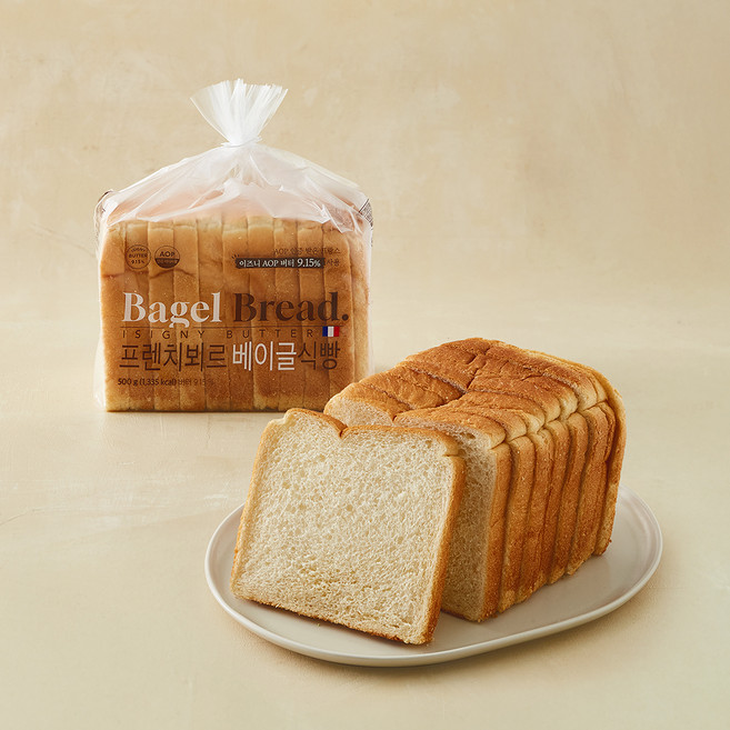 삼립 프렌치뵈르 베이글식빵, 500g, 1개