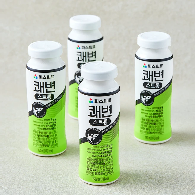 파스퇴르 쾌변 스트롱, 1개, 4개입, 150ml - 쿠팡