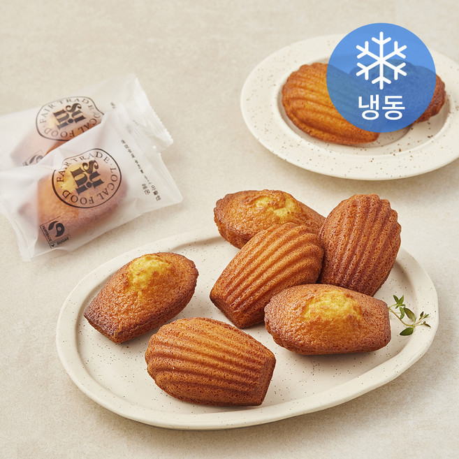 공정무역 우리밀 수니 마들렌 레몬 (냉동), 32g, 1개, 10개입
