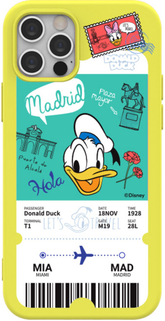 디즈니 시티 트래블 소프트 휴대폰 케이스