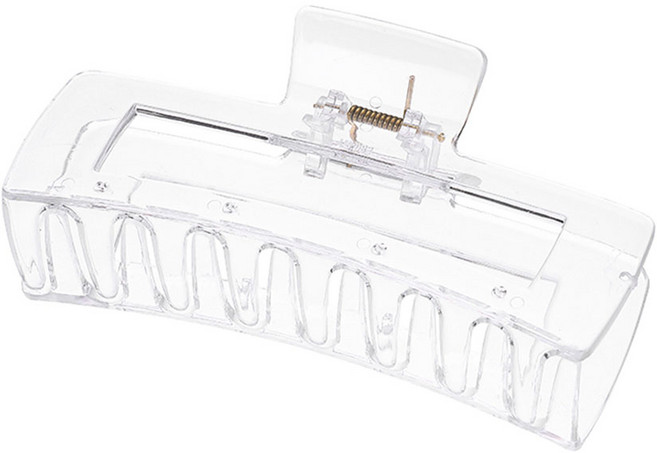 수스다 여성용 파스텔통통 사각 빅사이즈 올림머리 헤어 집게핀