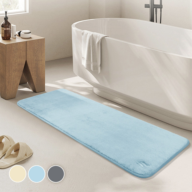 데일리브리즈 메모리폼 발매트, 릴블루