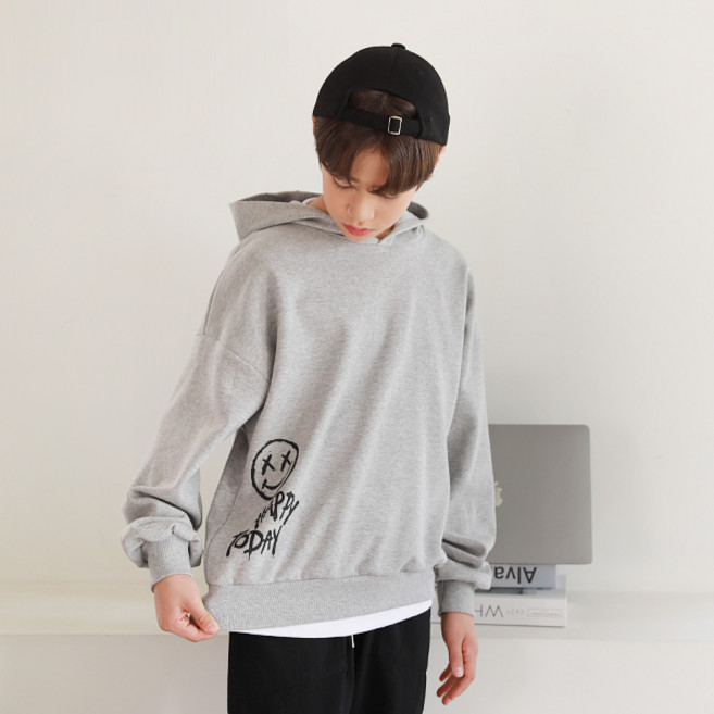 나나주니 라운드넥 그래피티후드 티셔츠