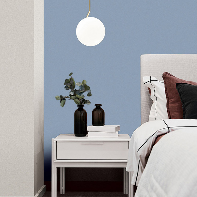 코스모스벽지 셀프 도배 모던 실크벽지 250, 시안블루(25061-4)