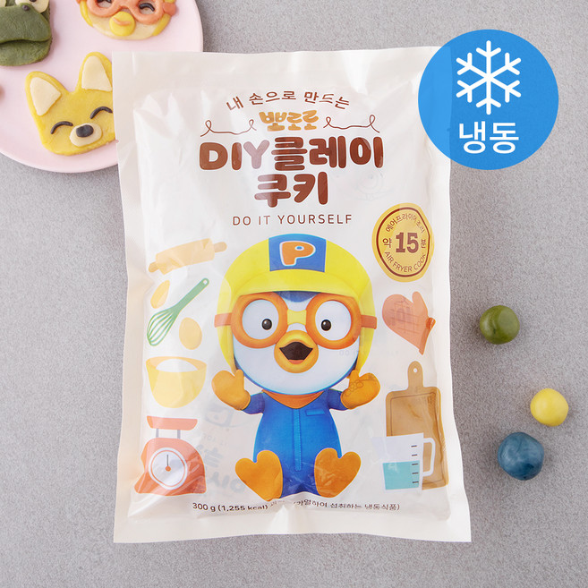 뽀로로 DIY 클레이쿠키 (냉동), 50g, 6개입, 1개
