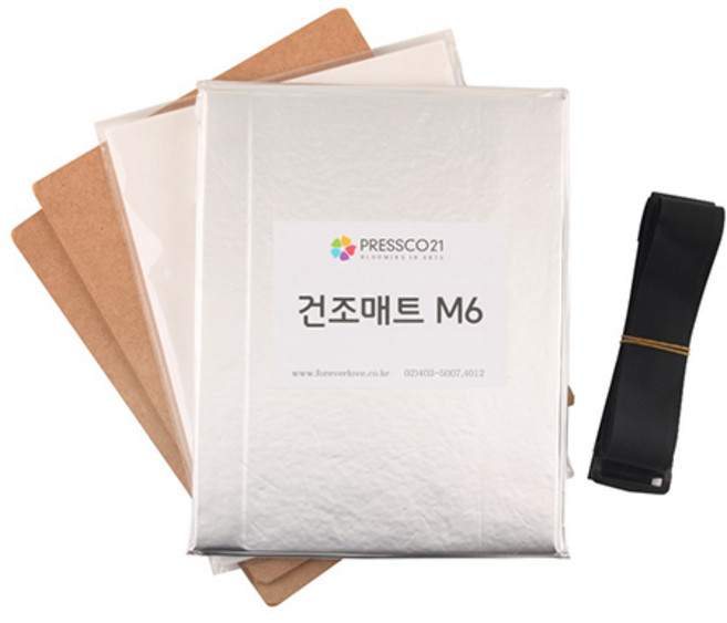 프레스코21 압화공예 건조매트 M6 벨트세트, 혼합색상, 1세트