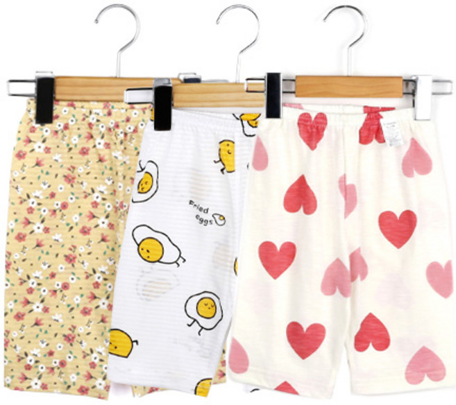 메이키즈 여아용 7부 하의 3p