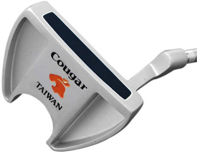 CougarGolf 남성용 블레이드 말렛 일자 퍼터 89cm