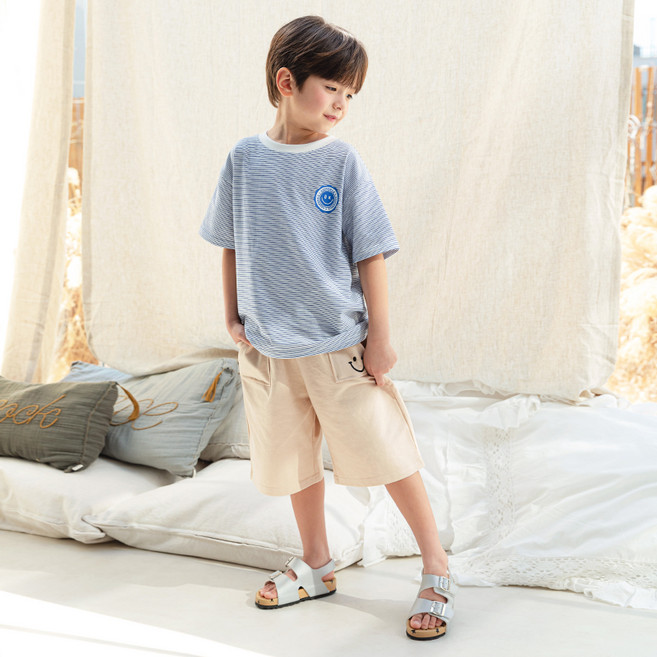 Bebezoo 兒童款Just Stripe T恤