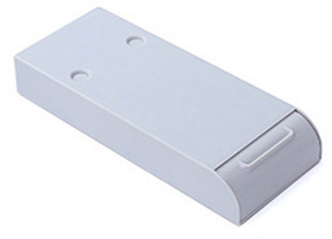 부착식 미니 서랍, 그레이, 1단