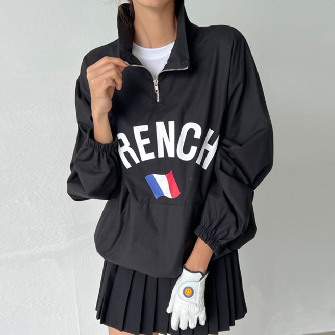 피핀 여성용 골프 일상용 프렌치 아노락 티셔츠 109977