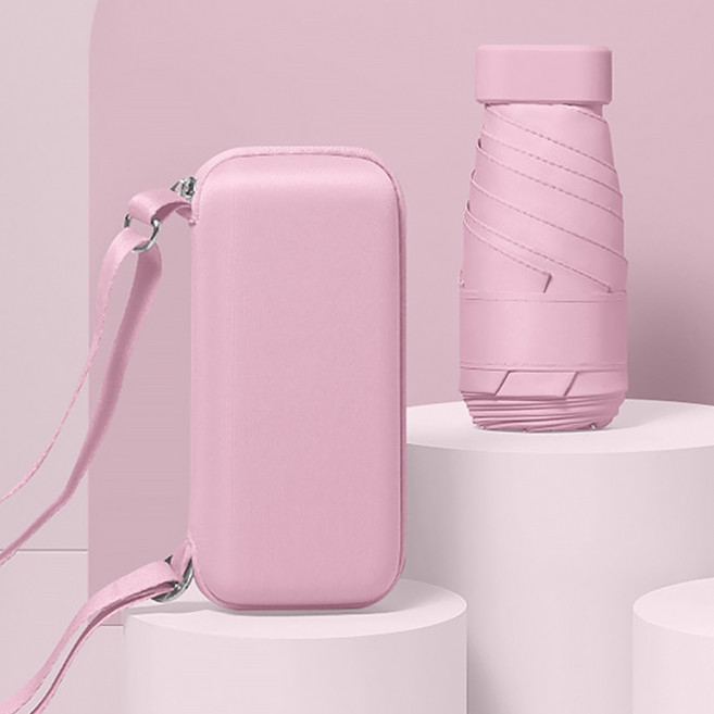 머지샵 초경량 미니 우양산 + 크로스백 파우치 세트